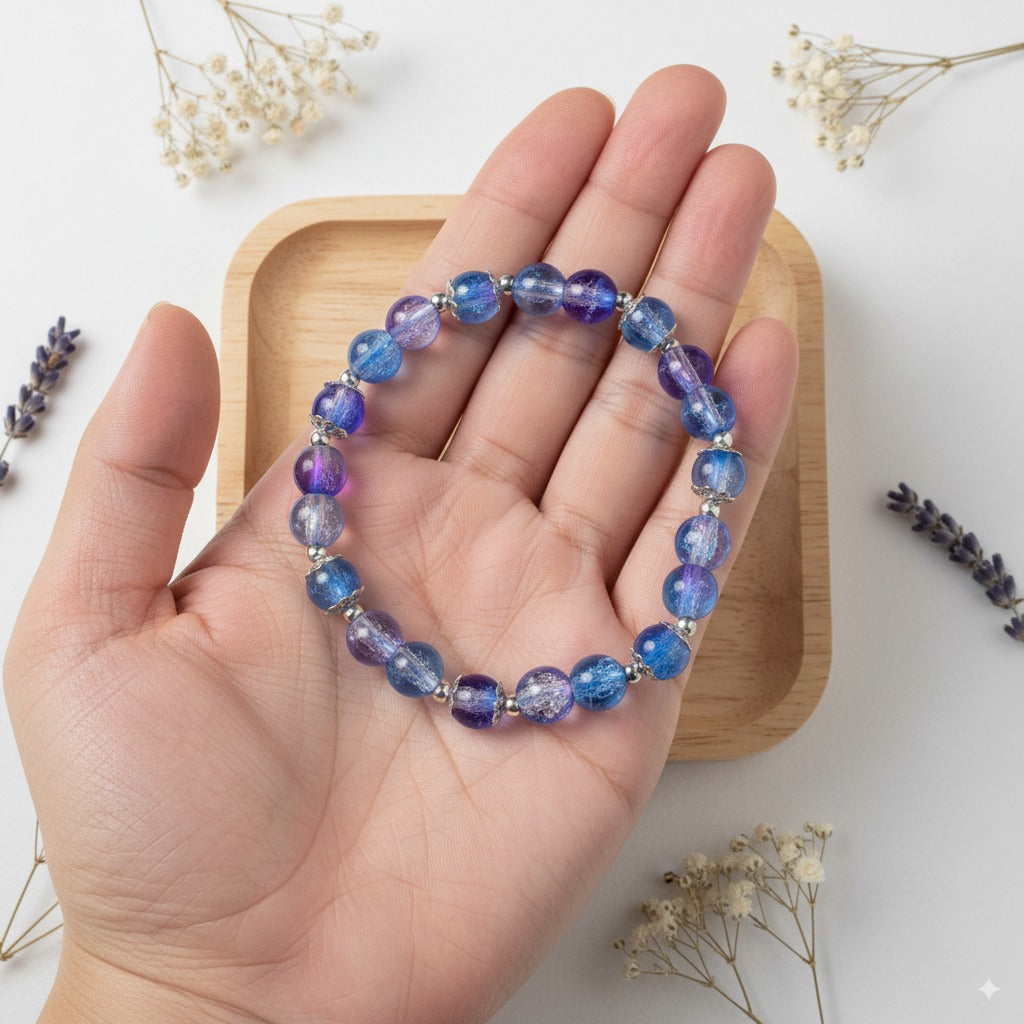 Colorful grass bracelet