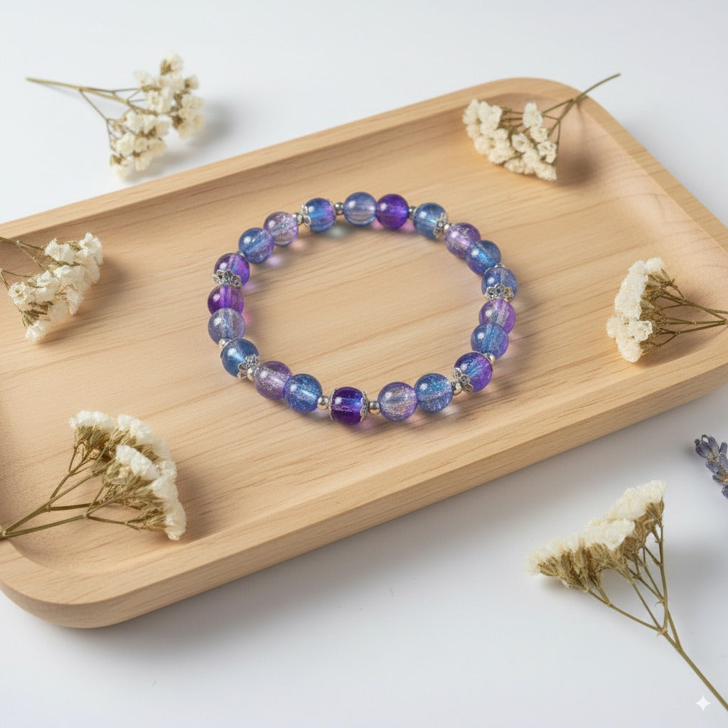 Colorful grass bracelet