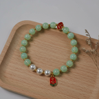 Dongling Jade & Burn blue peace signs