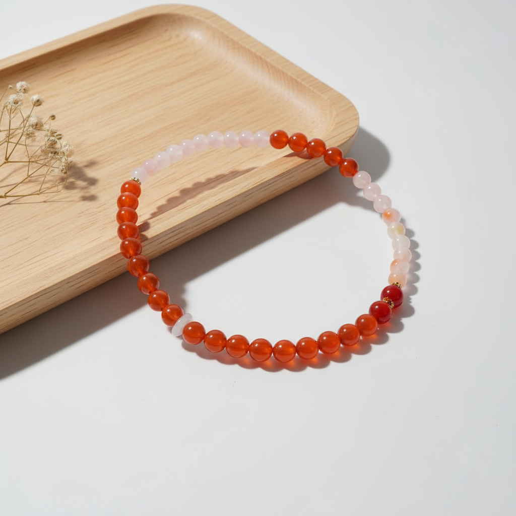 Natural agate & gold-plated alloy