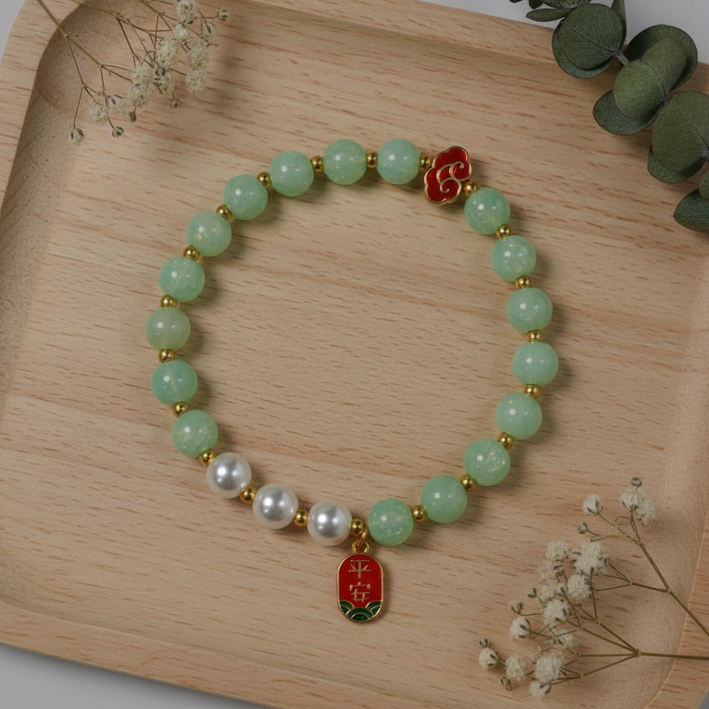 Dongling Jade & Burn blue peace signs