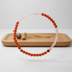 Natural agate & gold-plated alloy