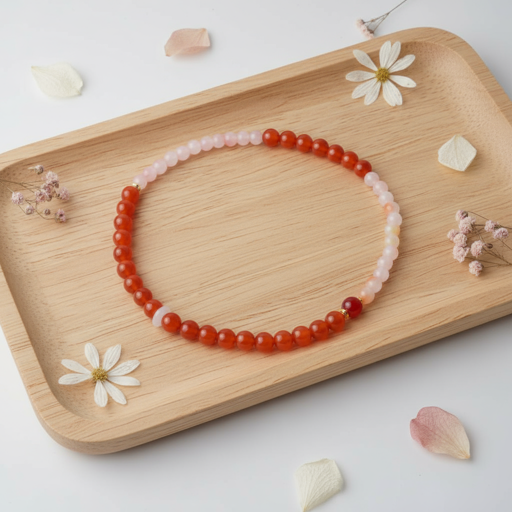 Natural agate & gold-plated alloy