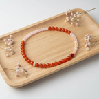 Natural agate & gold-plated alloy