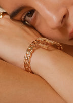 Statement Buckle Bangle Bracelet