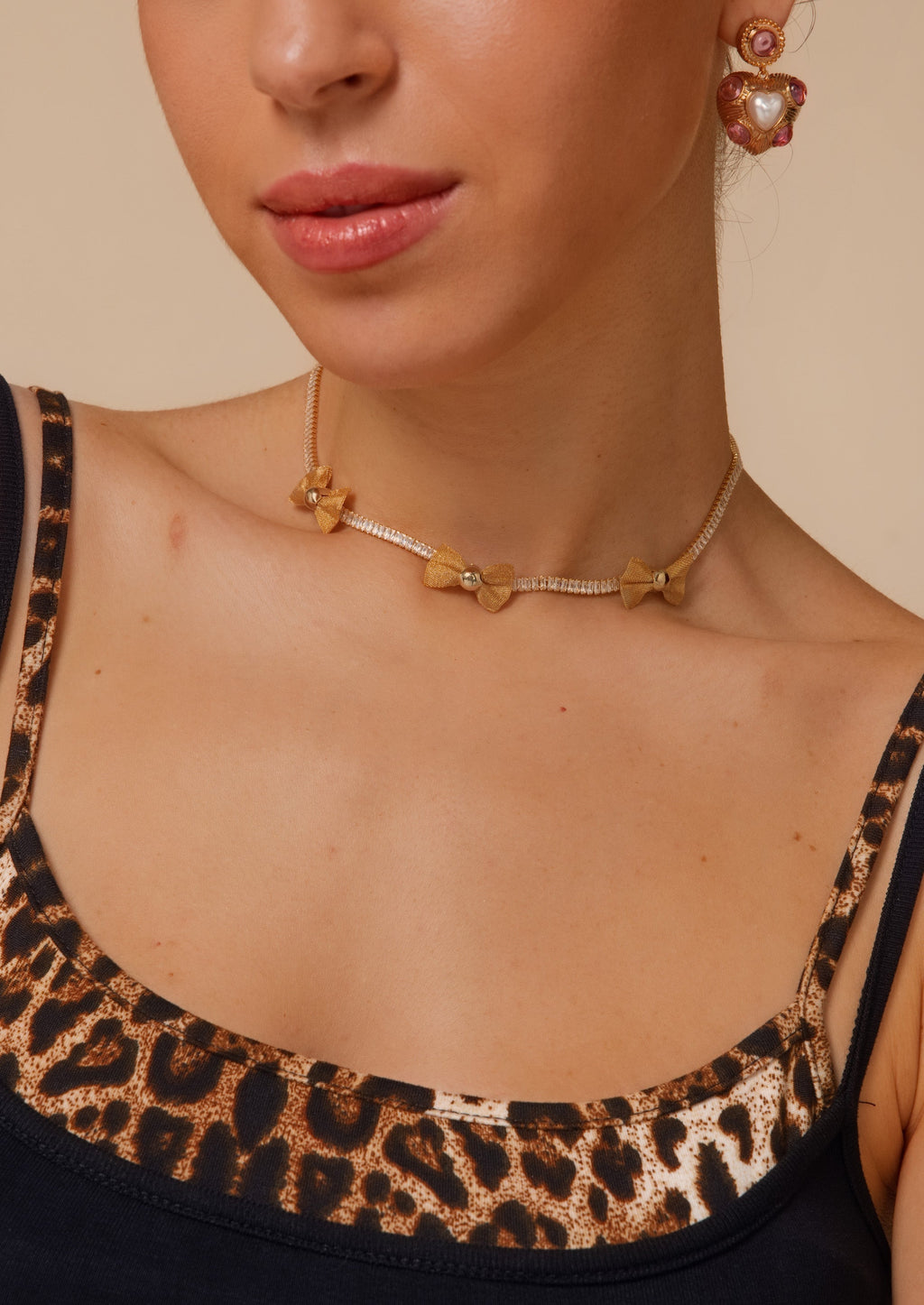 Bow Sparkle Necklace