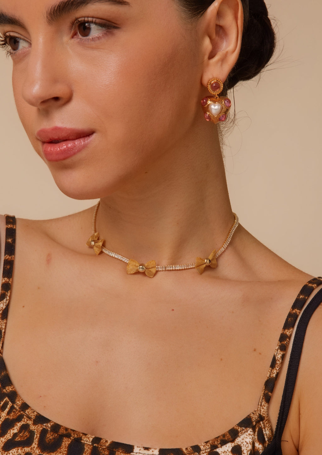 Bow Sparkle Necklace