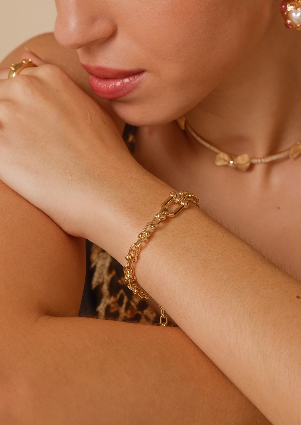 Statement Link Bracelet