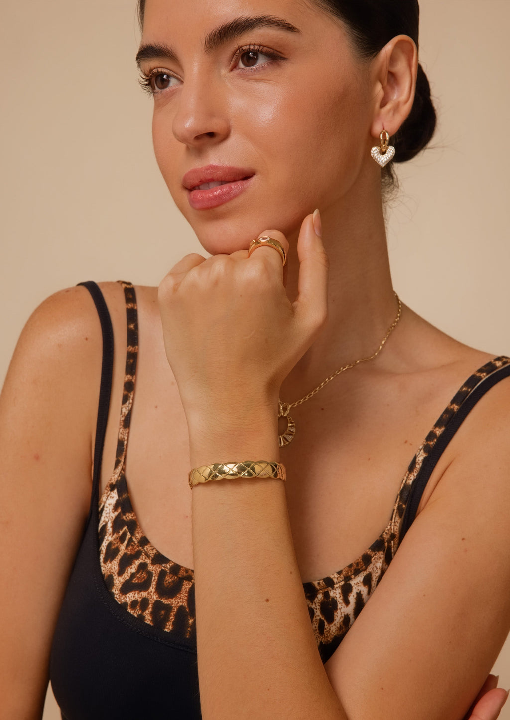 Textured Cuff Bracelet