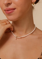 Serpent Pearl Necklace