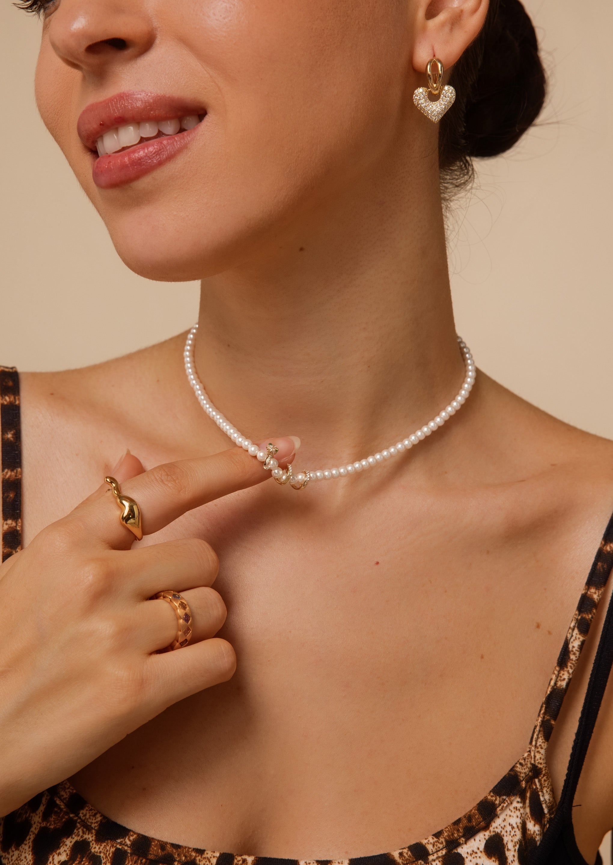 Serpent Pearl Necklace