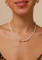 Serpent Pearl Necklace