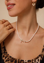 Serpent Pearl Necklace