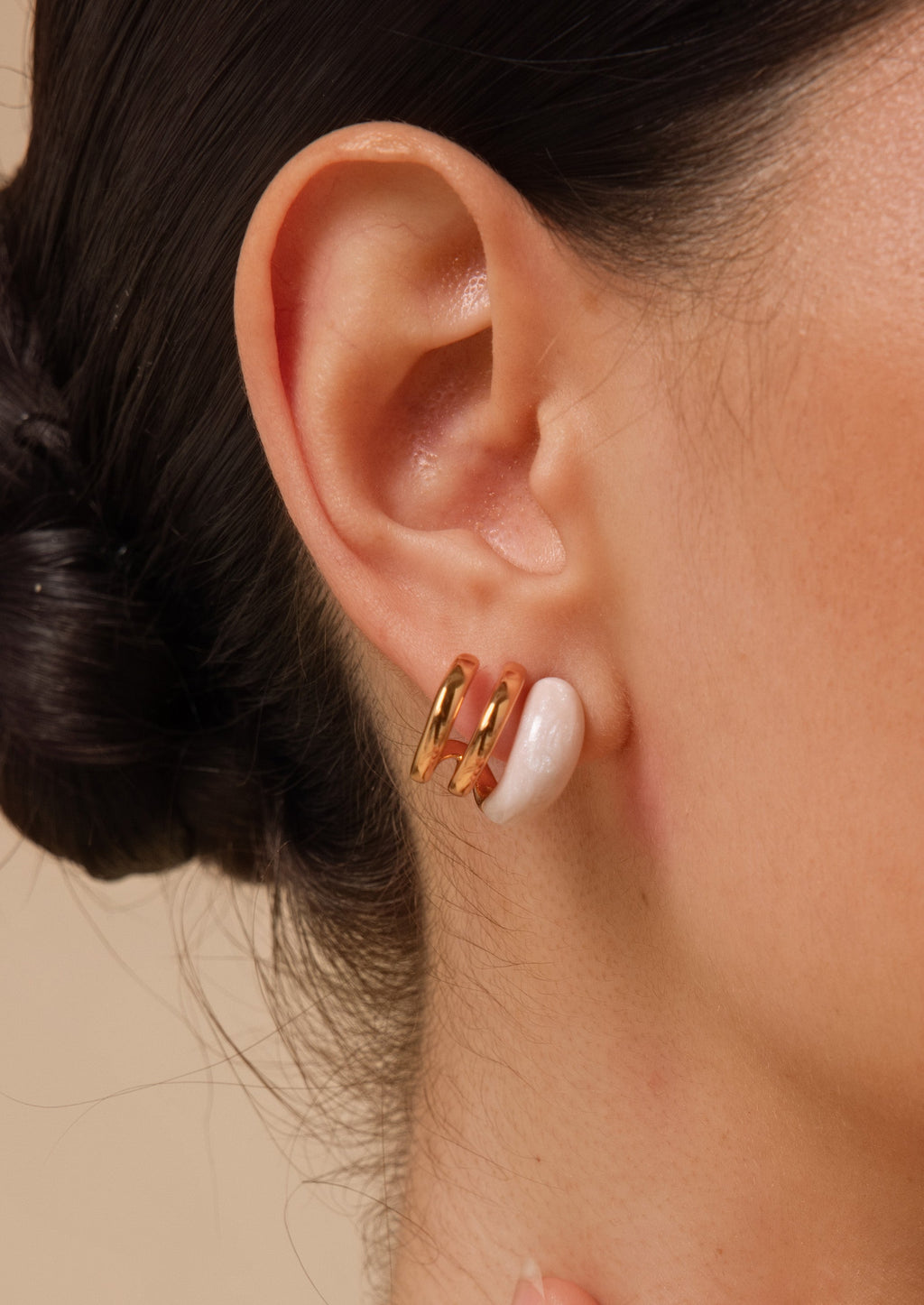 Coil Stud Earrings