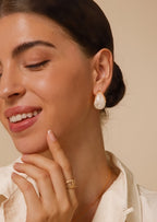 Teardrop Hoop Earrings