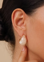 Teardrop Hoop Earrings