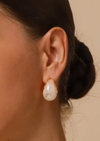 Teardrop Hoop Earrings