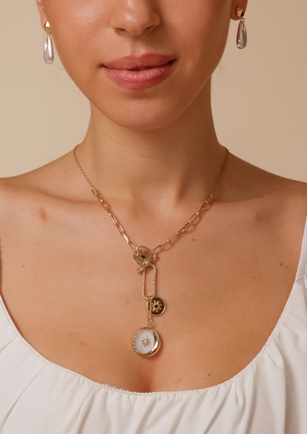 Celestial Charm Pendant Necklace